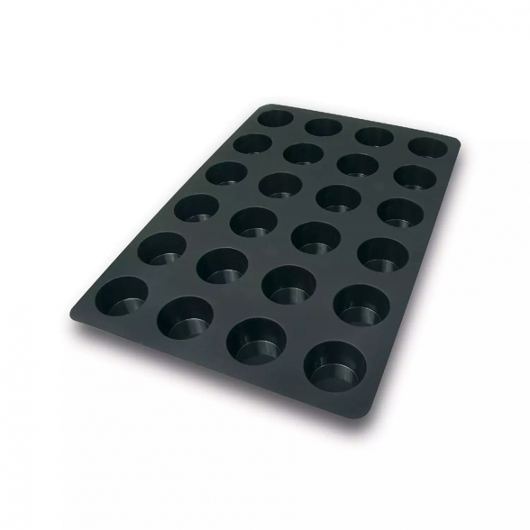 Silikonform Tronco Muffins schwarz